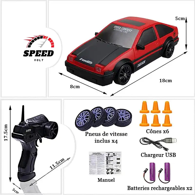 Voiture de drift SpeedVolt™